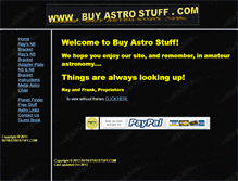 Tablet Screenshot of buyastrostuff.com